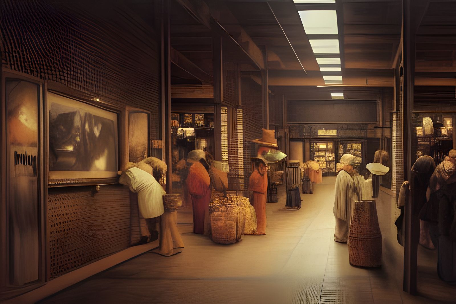 Surreal Checkout Line Episode: Photorealistic Digital Art