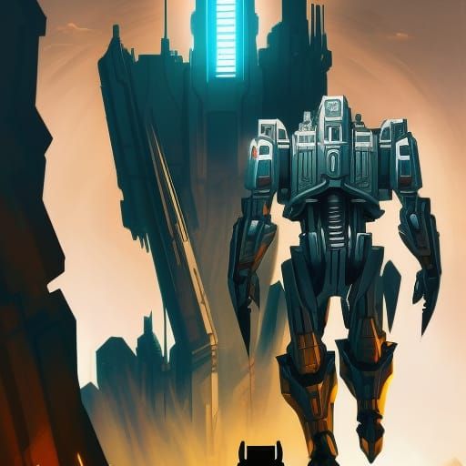 Megatron Dark Fantasy Concept Art in 8k