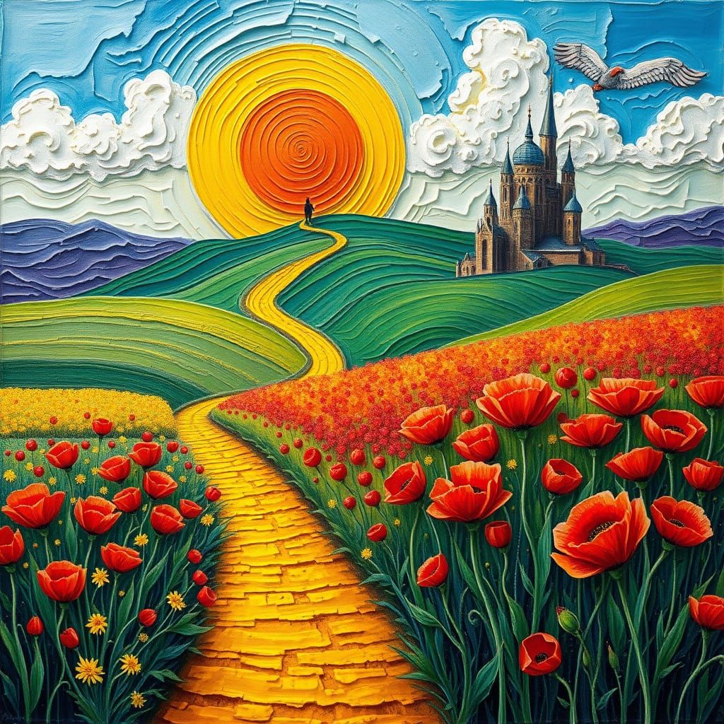 Whimsical Dreamscapes in Vibrant Colors