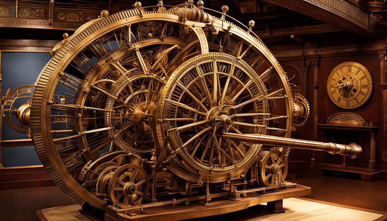 Steampunk Egyptian Pyramid Construction Machine Photograph