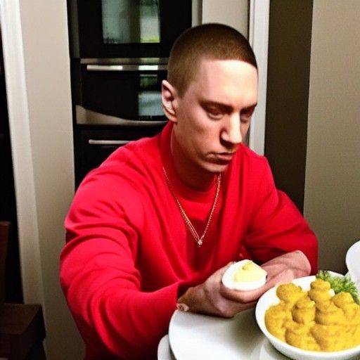 Eminem's Surprising Snack: Deviled Eggs