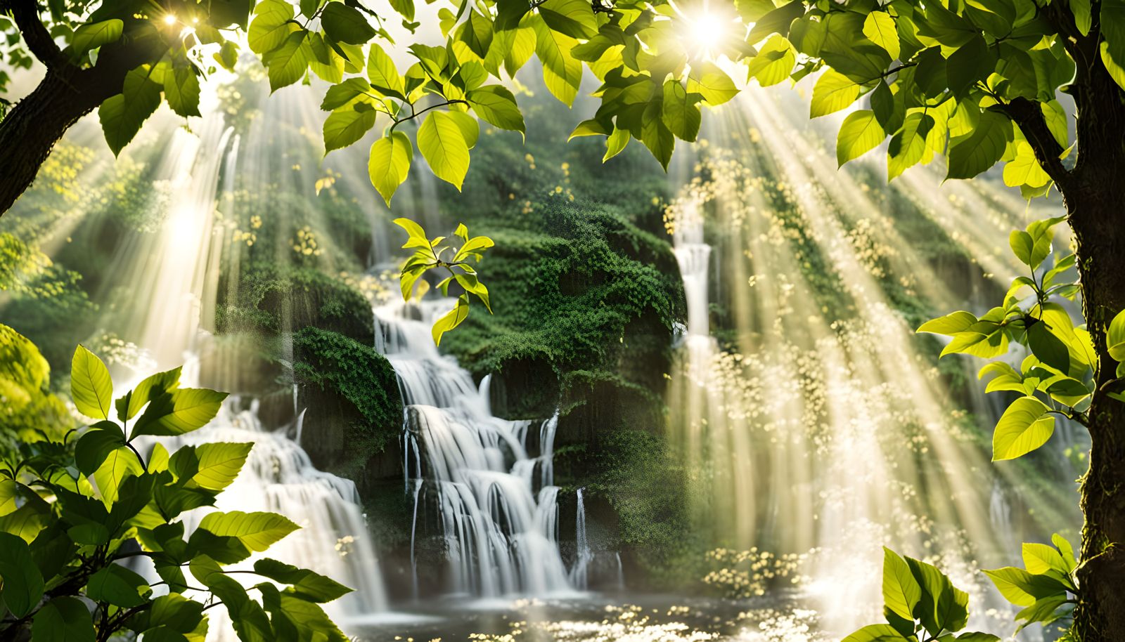 Sunlight Through Leaves: A Whimsical View