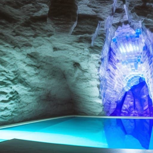 Crystal Domed luxury pool .