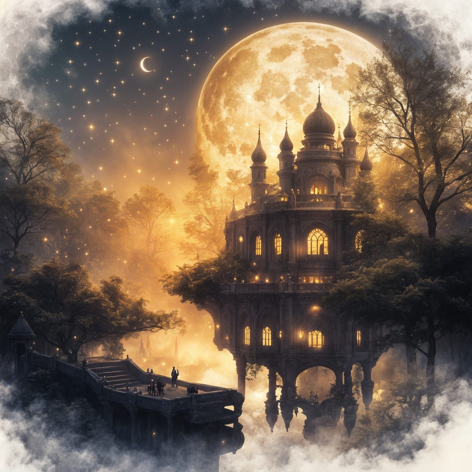 Moon Palace: A Fairytale Fantasy Realism Scene
