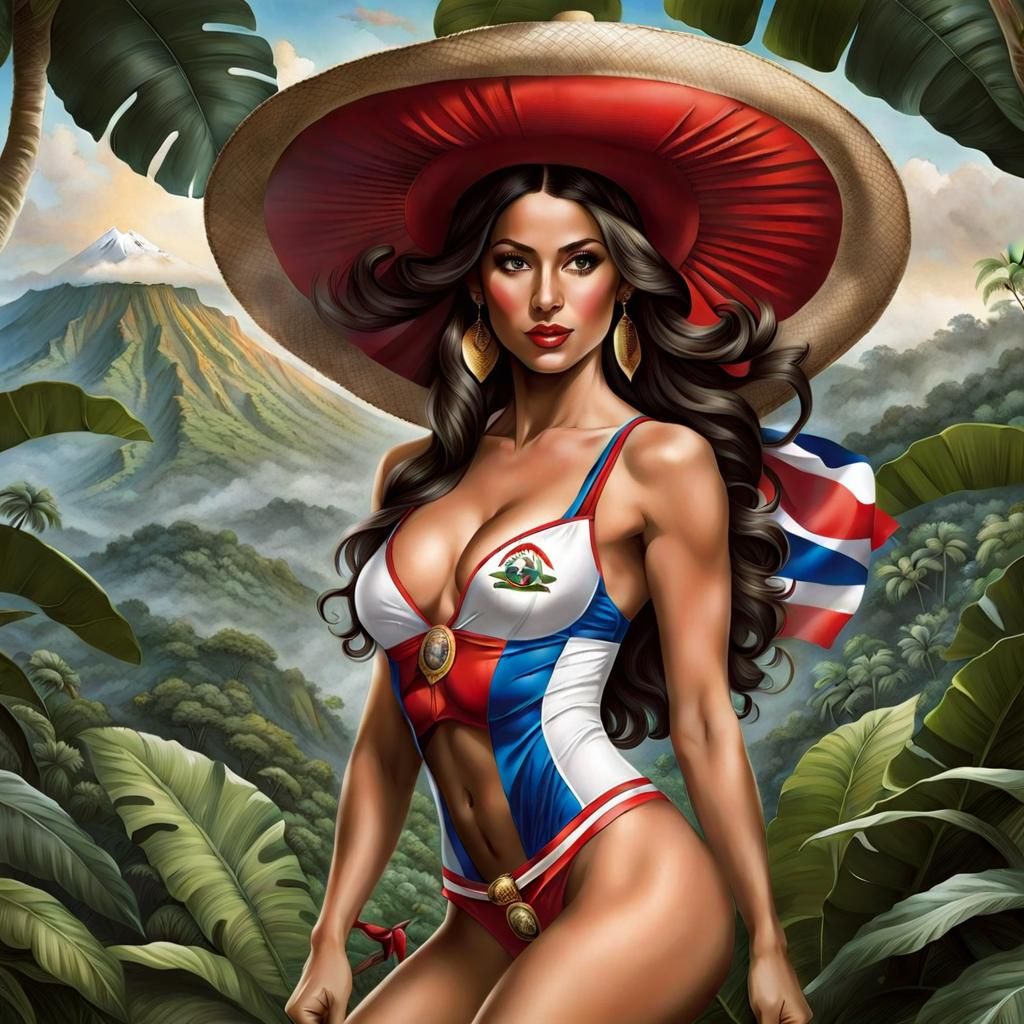 Costa Rica as a Woman