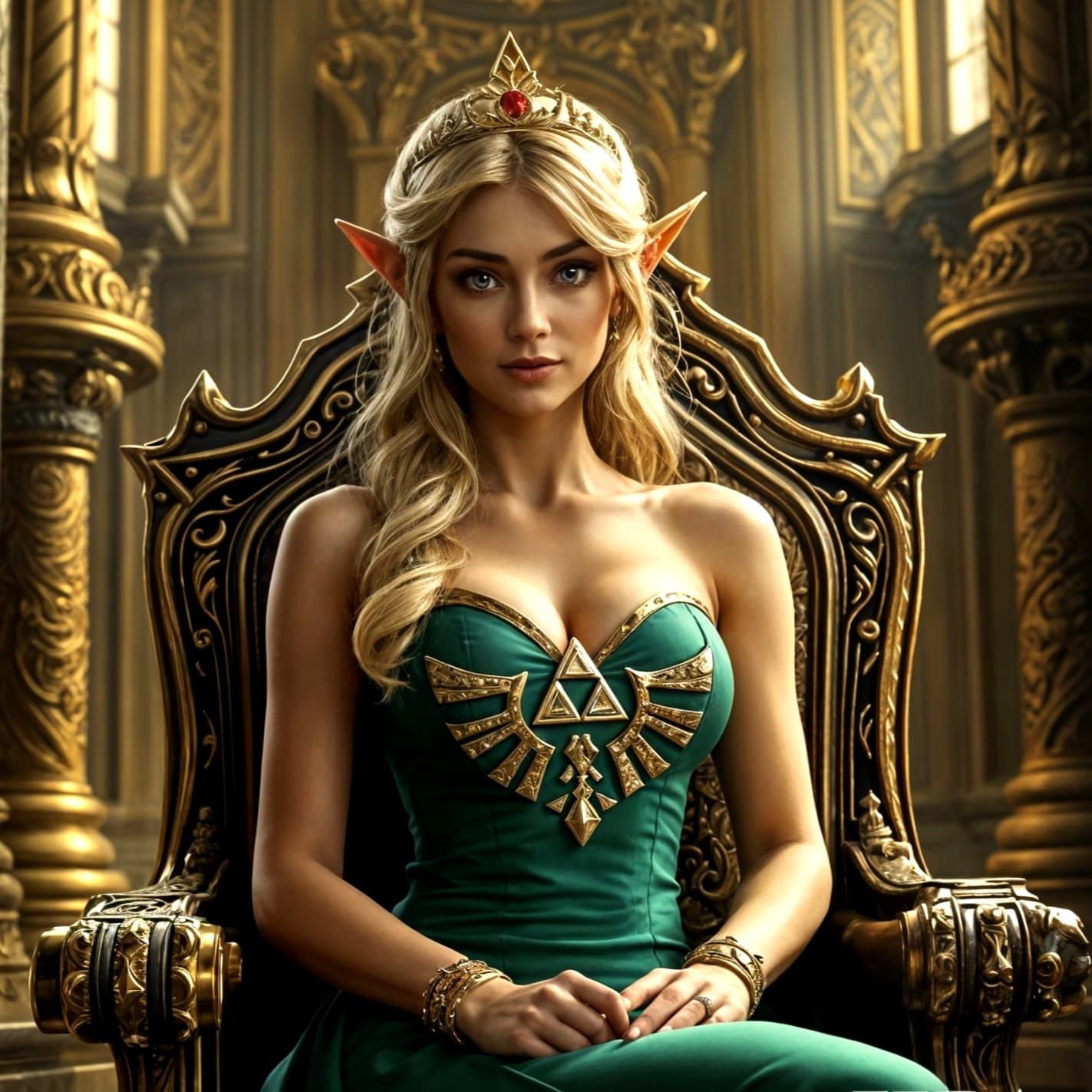 Princess Zelda Triforce Dress