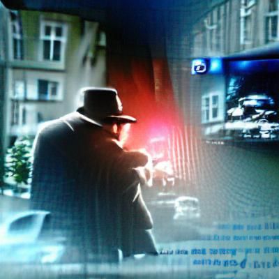 Dark Noir Detective Solving True Crimes