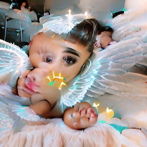 AI Generated Image of a Baby Angel