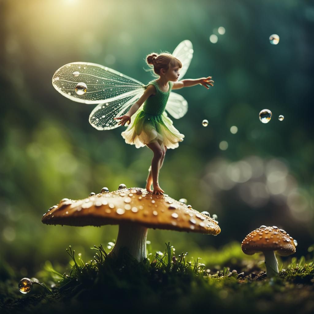Fairy Flight: Macro Photography of Mushroom World