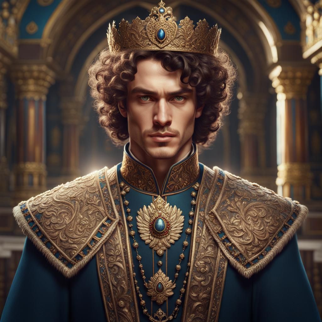 Young Russian Royal in Detailed Matte Painting