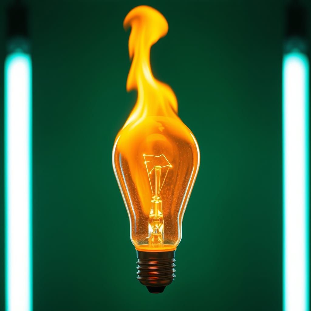 Fluorescent Lightbulb Inferno