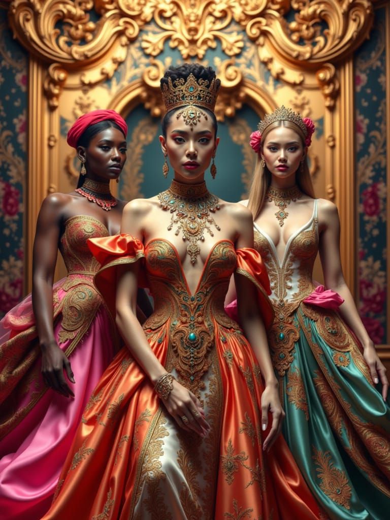 Vibrant Fashion Magazine Cover with Diverse Styles