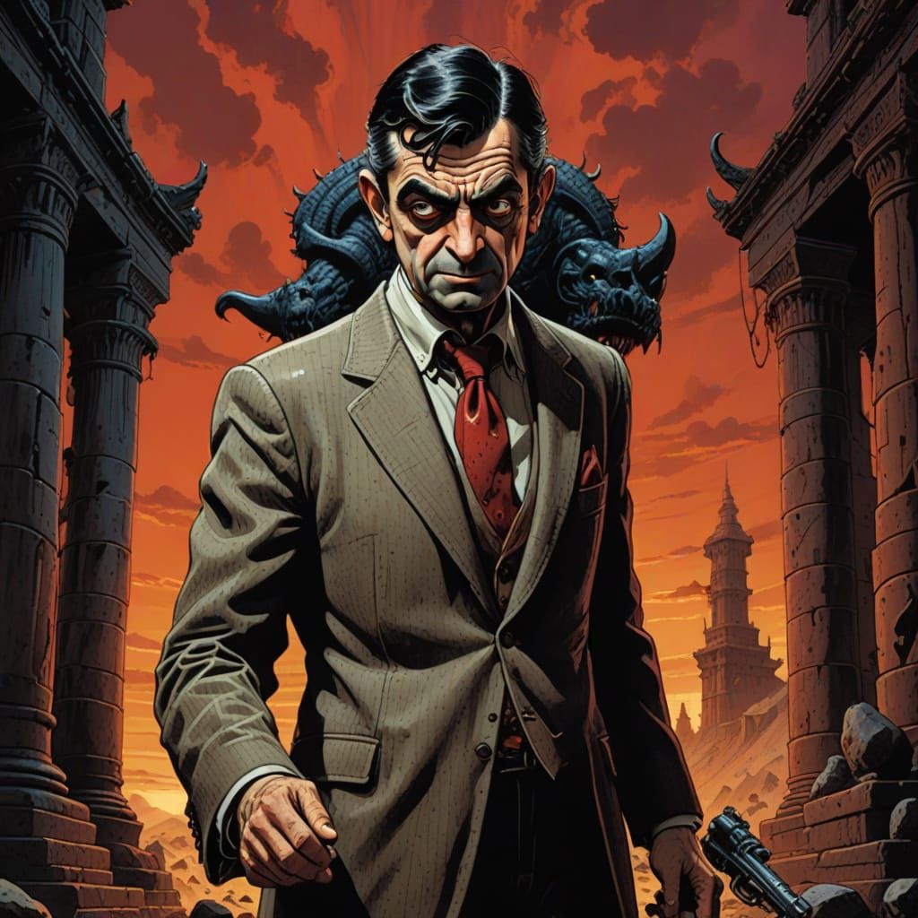 Mr. Bean Enters Mortal Kombat in a Fantastical, Dark Fantasy...