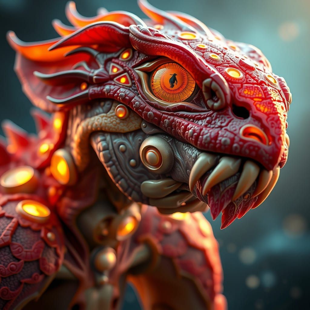 Ethereal Fantastical Creature in Dreamlike Harmony