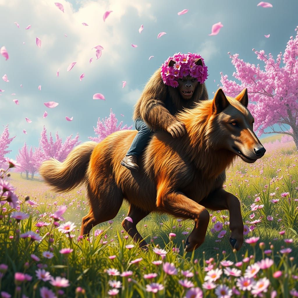 Sasquatch in Lavender Paradise