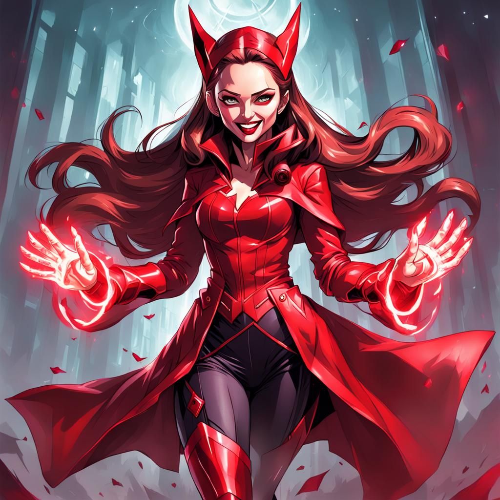 Mysterious Girl: A Scarlet Witch Inspired Portrait