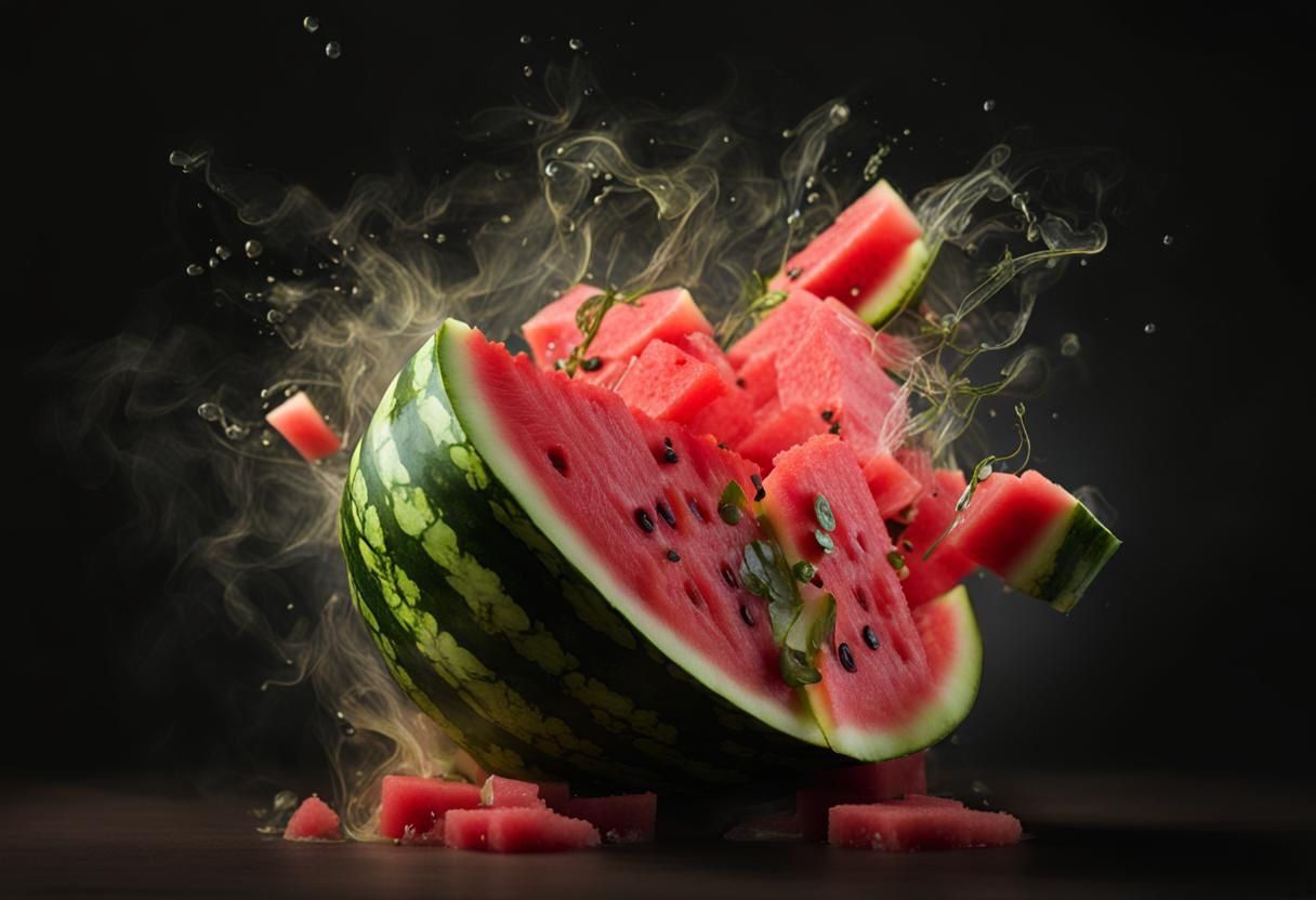 AI Generated Image of a Watermelon
