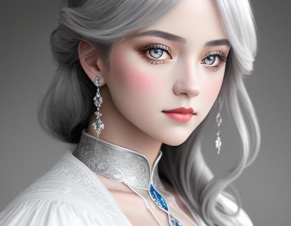 Belle Époque Beauty in Art Nouveau Style