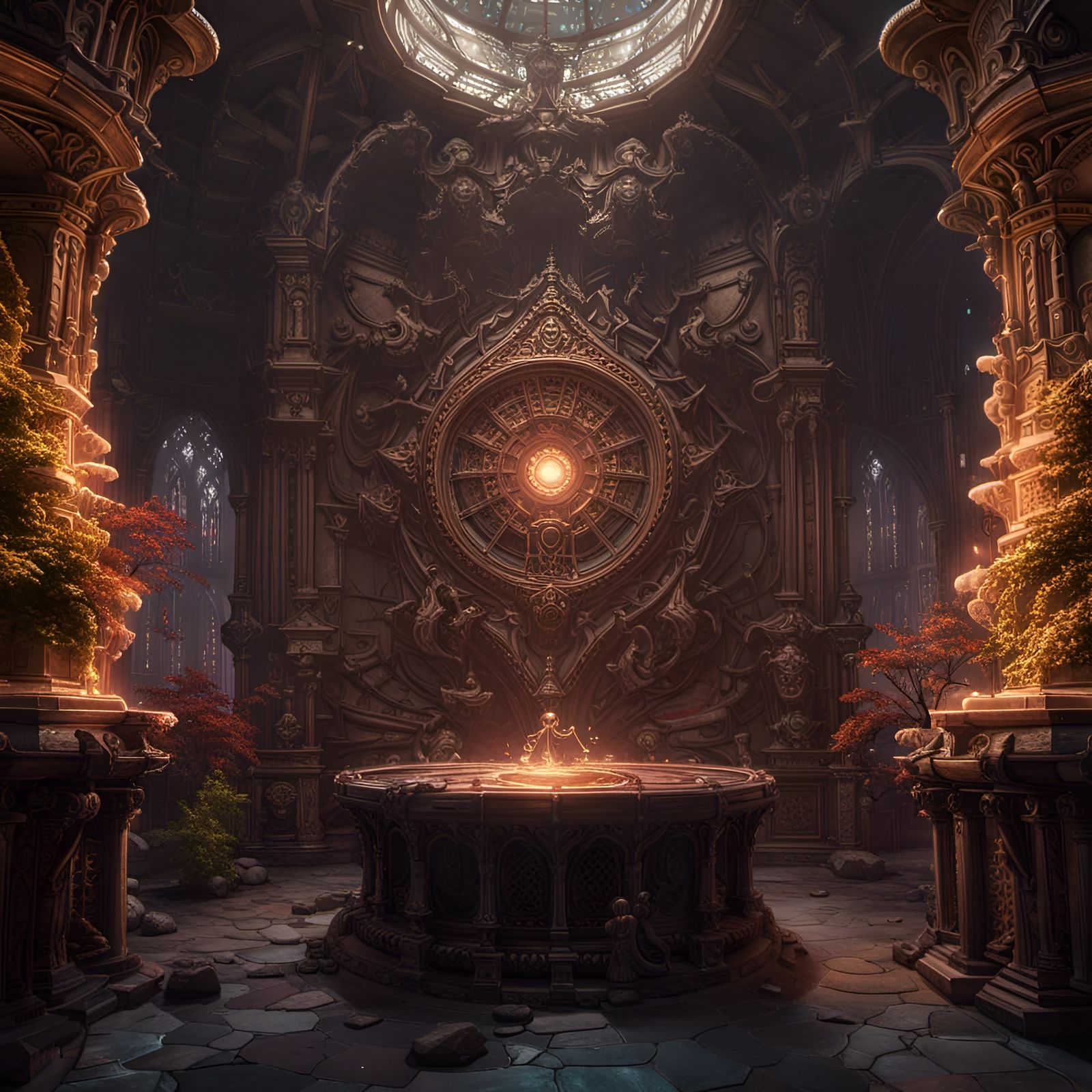 Intricate Dark Fantasy Concept Art in 8K