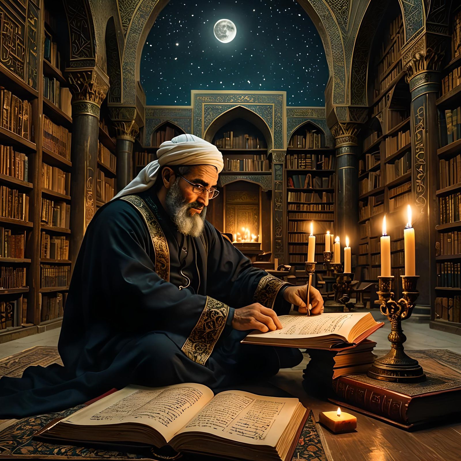 Al-Khwarizmi Inventing Algebra in the House of Wisdom