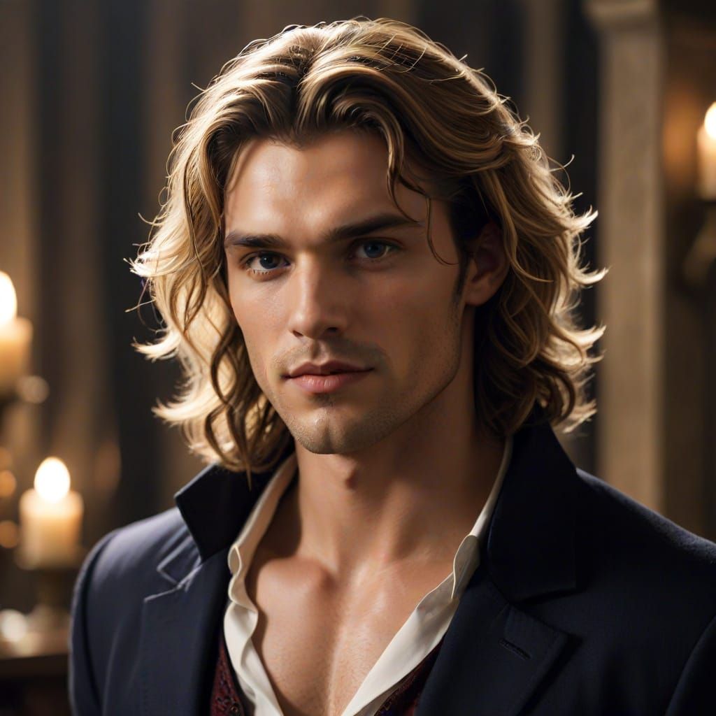 Vampire Trio in Love, Romantic Portrait