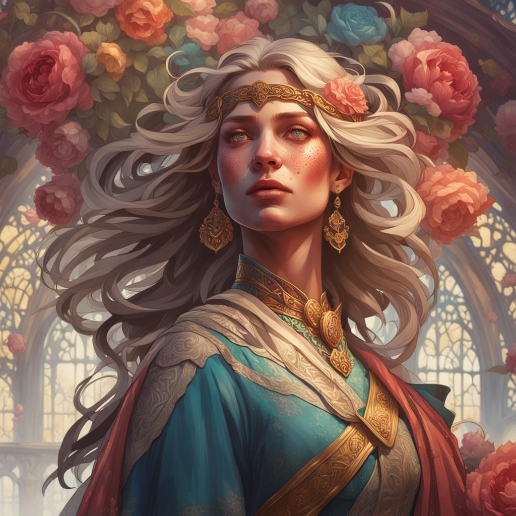 Mirabel Portrait in Hyperdetailed Digital Art Style