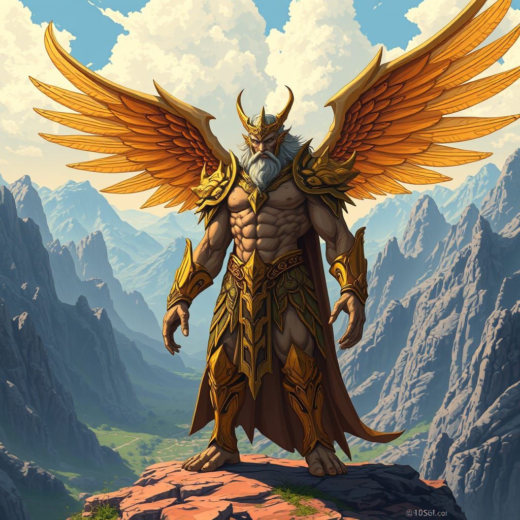 God of the Fantasy Realm Reveals Majesty in Epic Valley Scen...