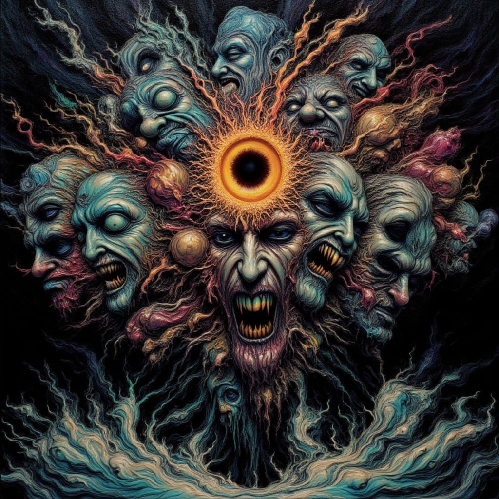 Mindscape of Emotions as Binary Art