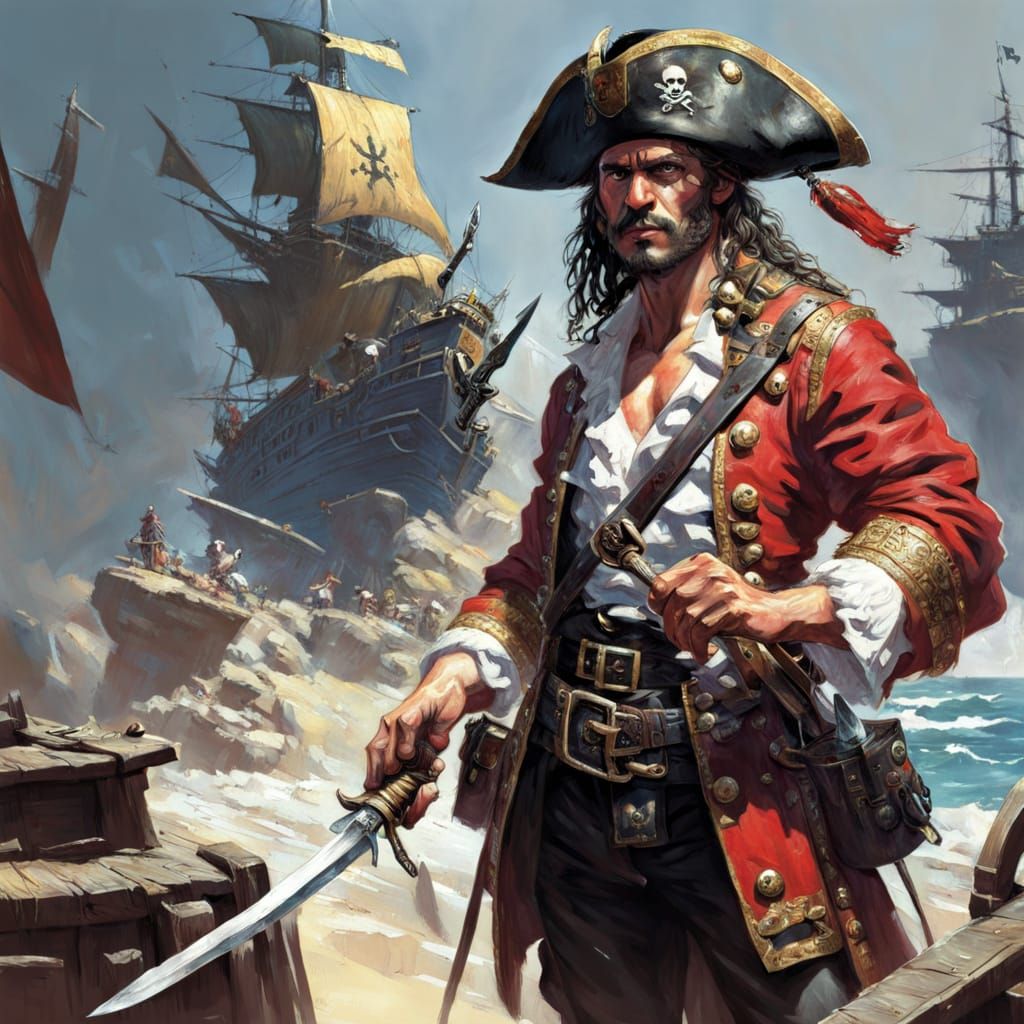 Pirate Captain in Wadim Kashin Style