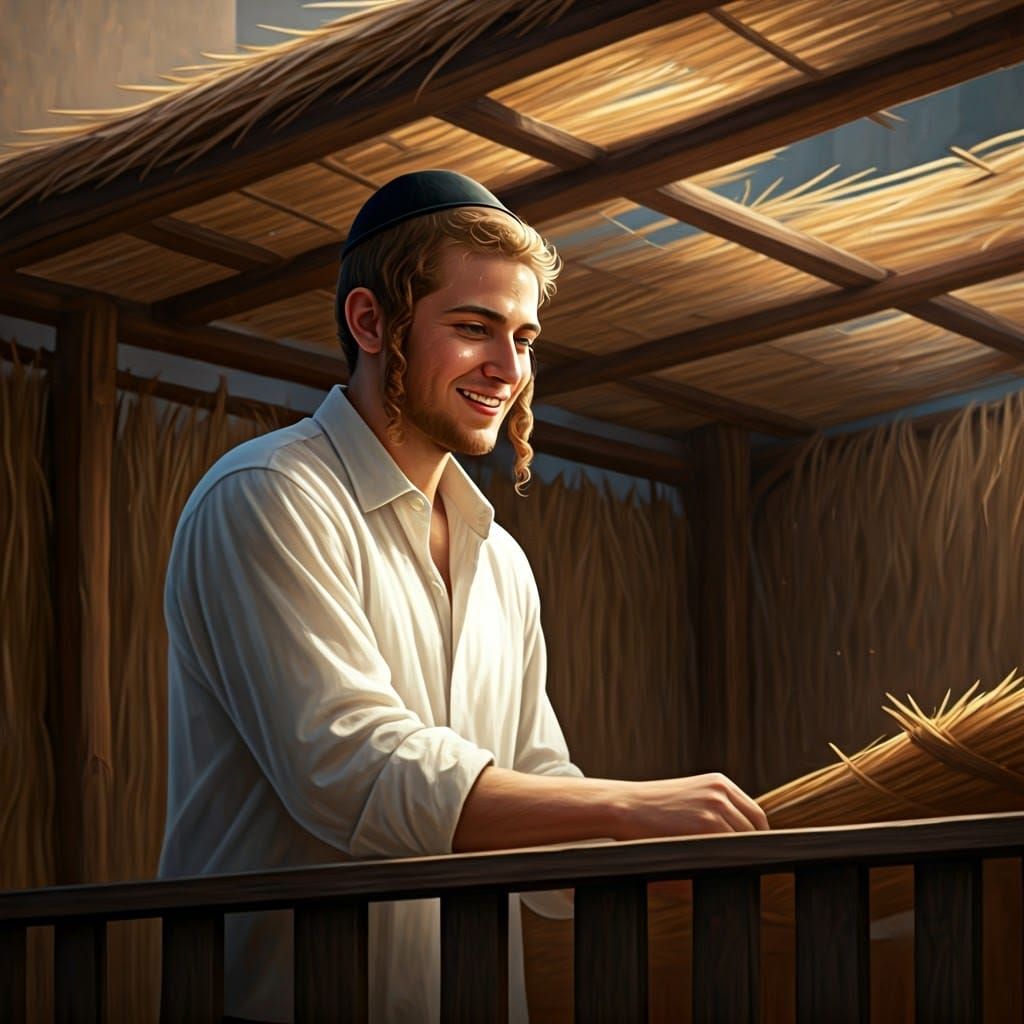 Building a Sukkah: Matte Painting for Sukkot Holiday