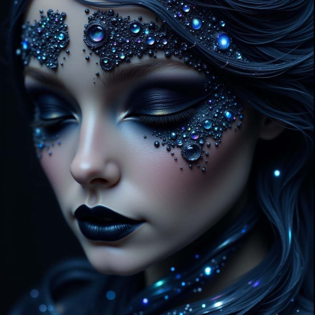 Serenely Beautiful Woman in Ethereal Light