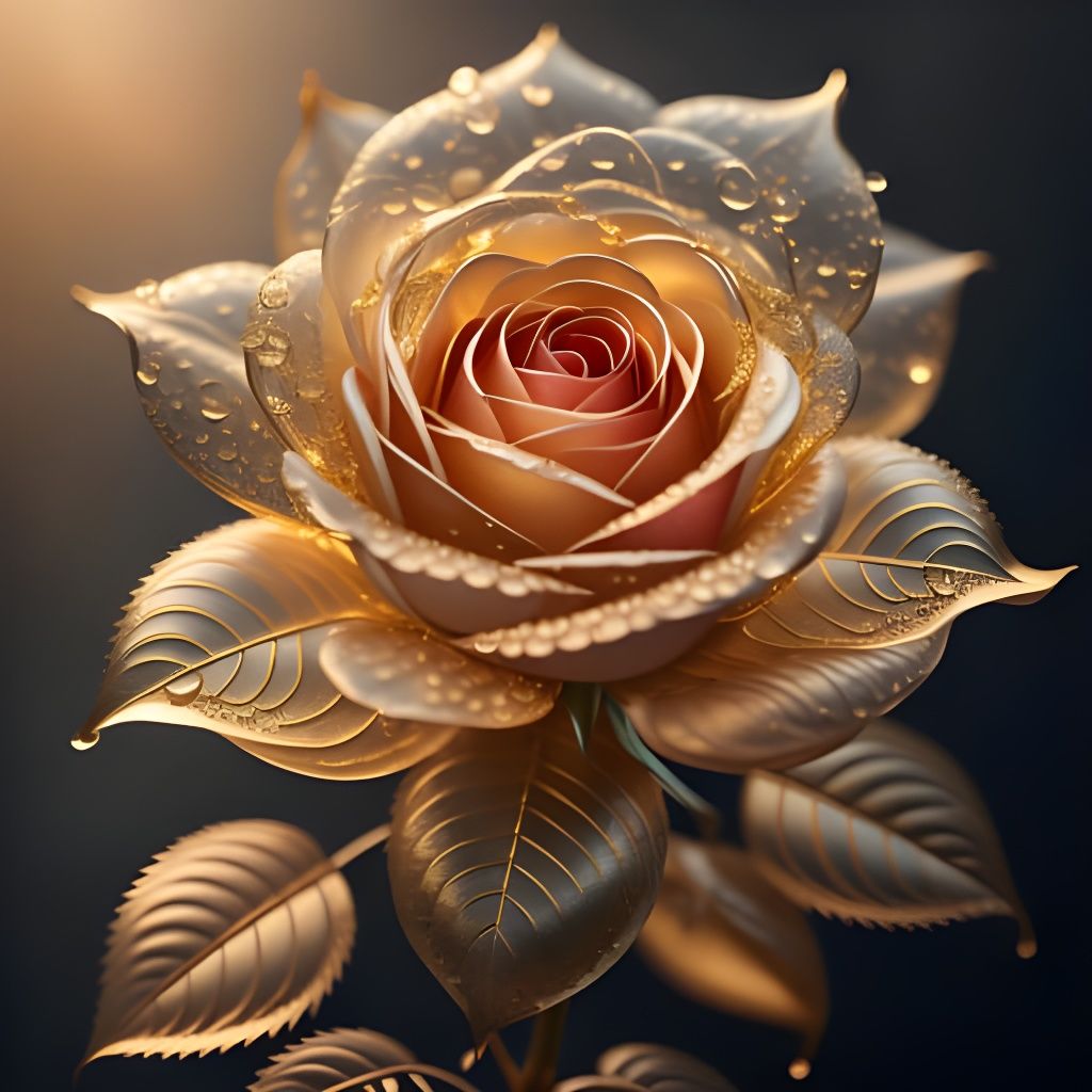Beautiful AI Generated Rose Image