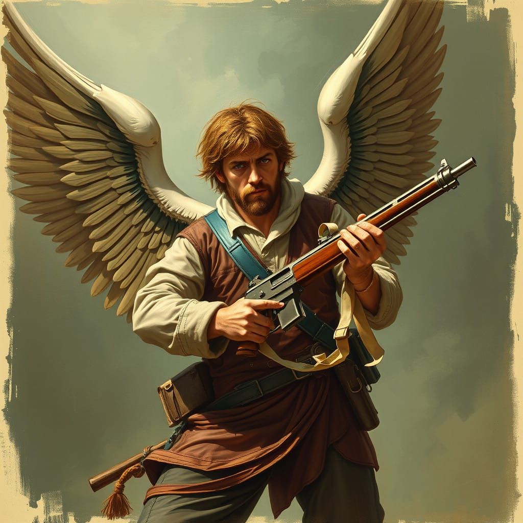 Rebel Angel with a Shotgun