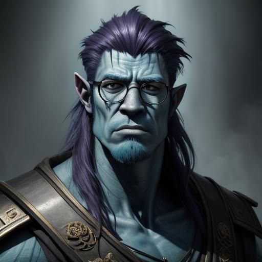 Blue Troll Wizard's Dark Fantasy Adventure