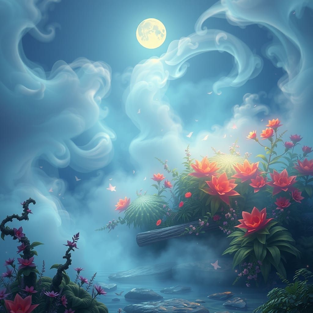 Mystical Sims 4 Scene in Ethereal Moonlight