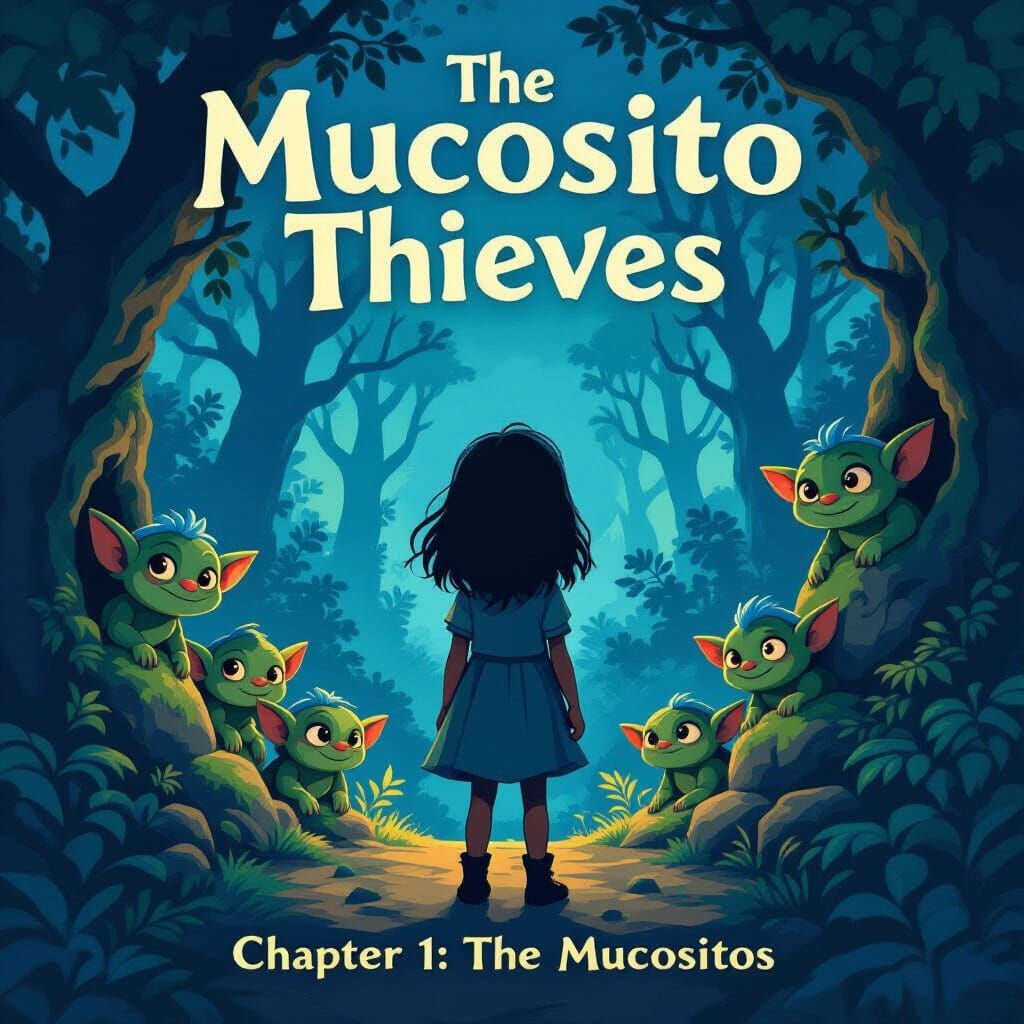 The Mucosito Thieves Book Cover with Goblin Trolls