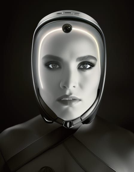 Arrakis Warrior with Neon Goggles in Soft Light