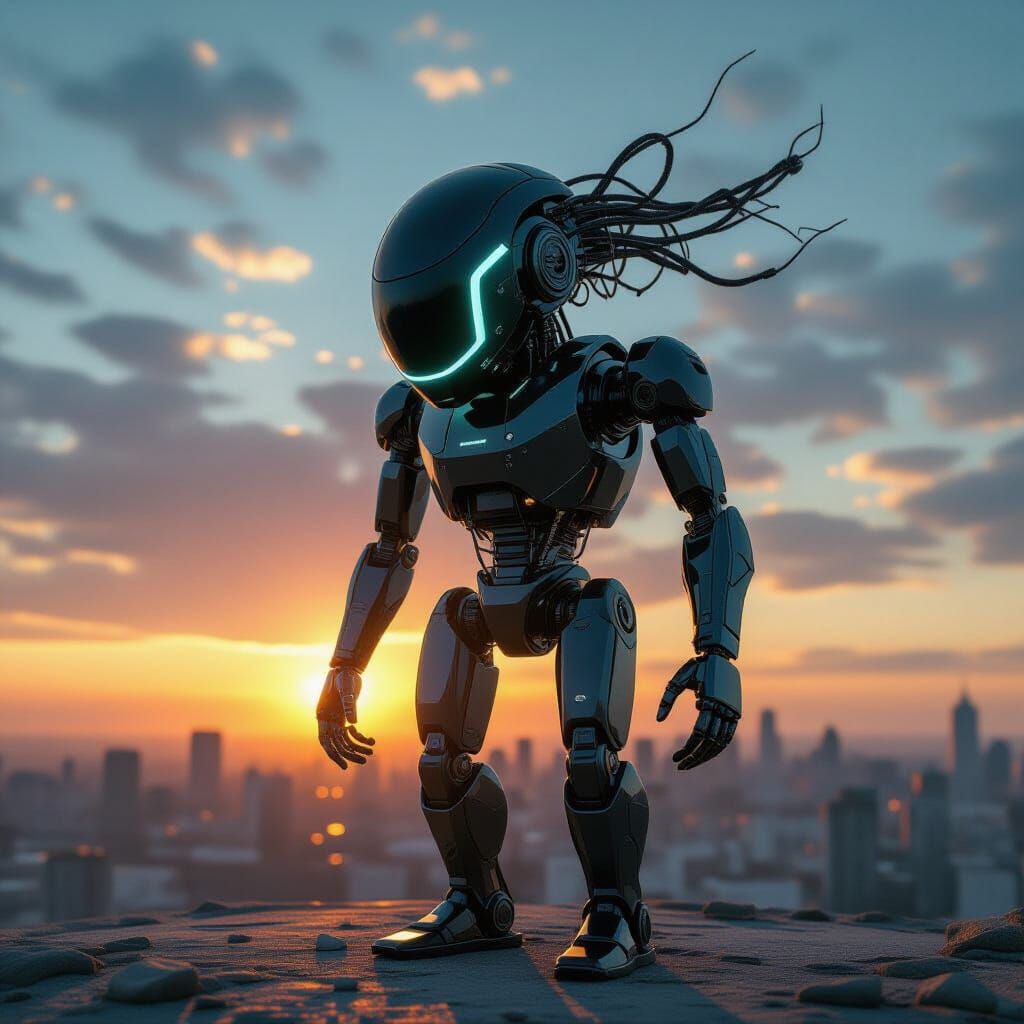 Hyperrealistic AI Robot Takes Over the World