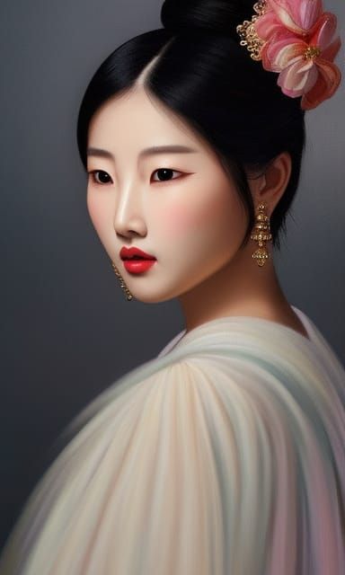 Elegant Asian Woman in Qipao: A Classic Portrait
