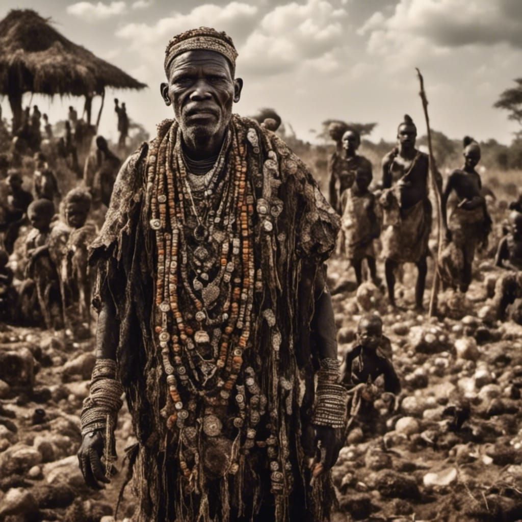 Orixás Deities in Neo-Impressionistic Expressionist Style