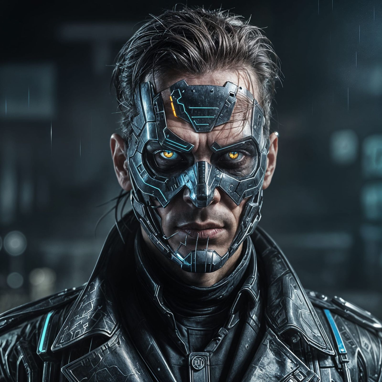 Sci-Fi Death Steel Portrait