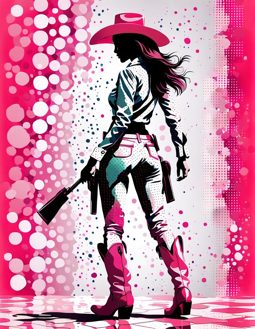 Cowgirl (glitch art)