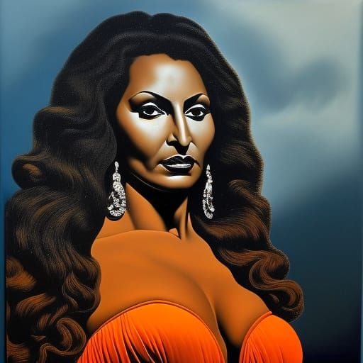 Gothic Horror Portrait in Surrealist Style