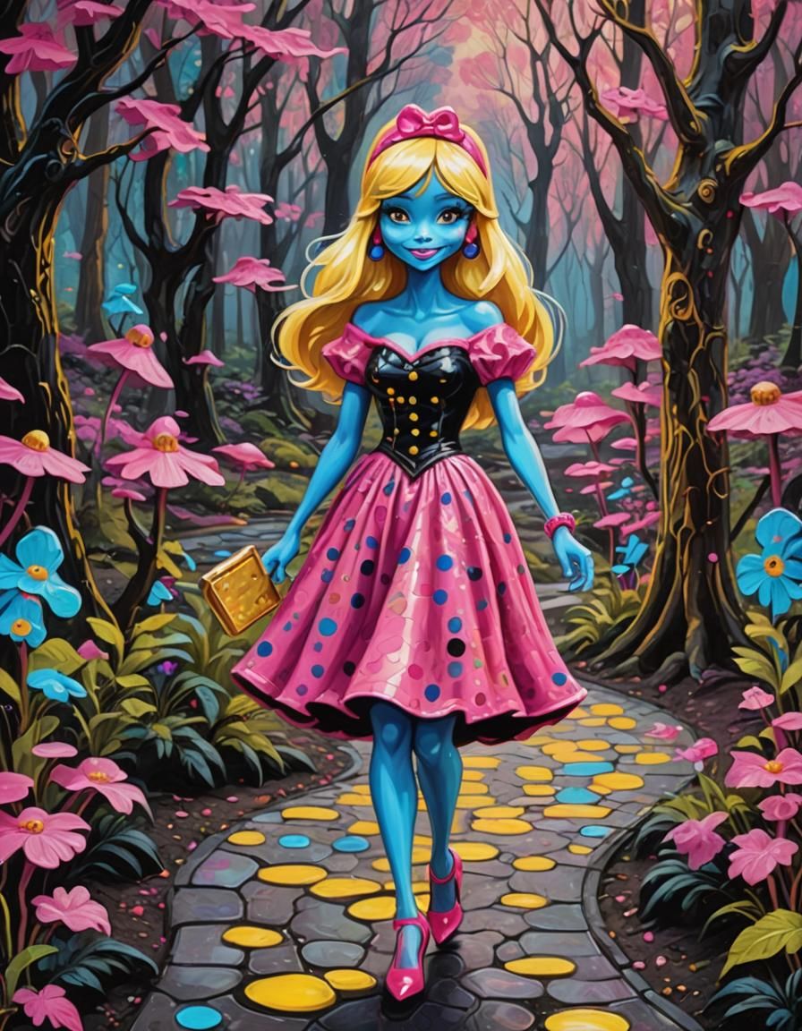 Alien Blue Barbie
