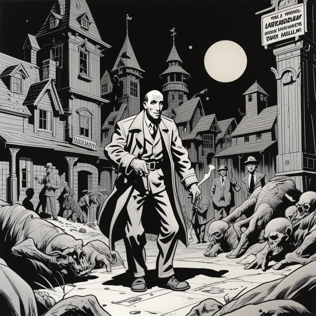 Dark Fantasy Illustration in a Grimdark Aesthetic