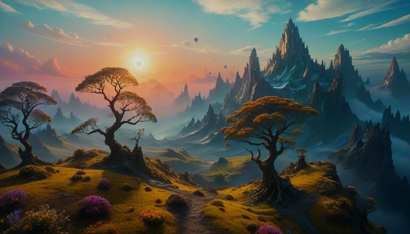 The Fabulous Planet in Vibrant Colors