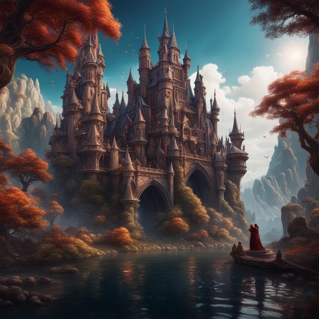 Fantastical True Love in Detailed Matte Painting