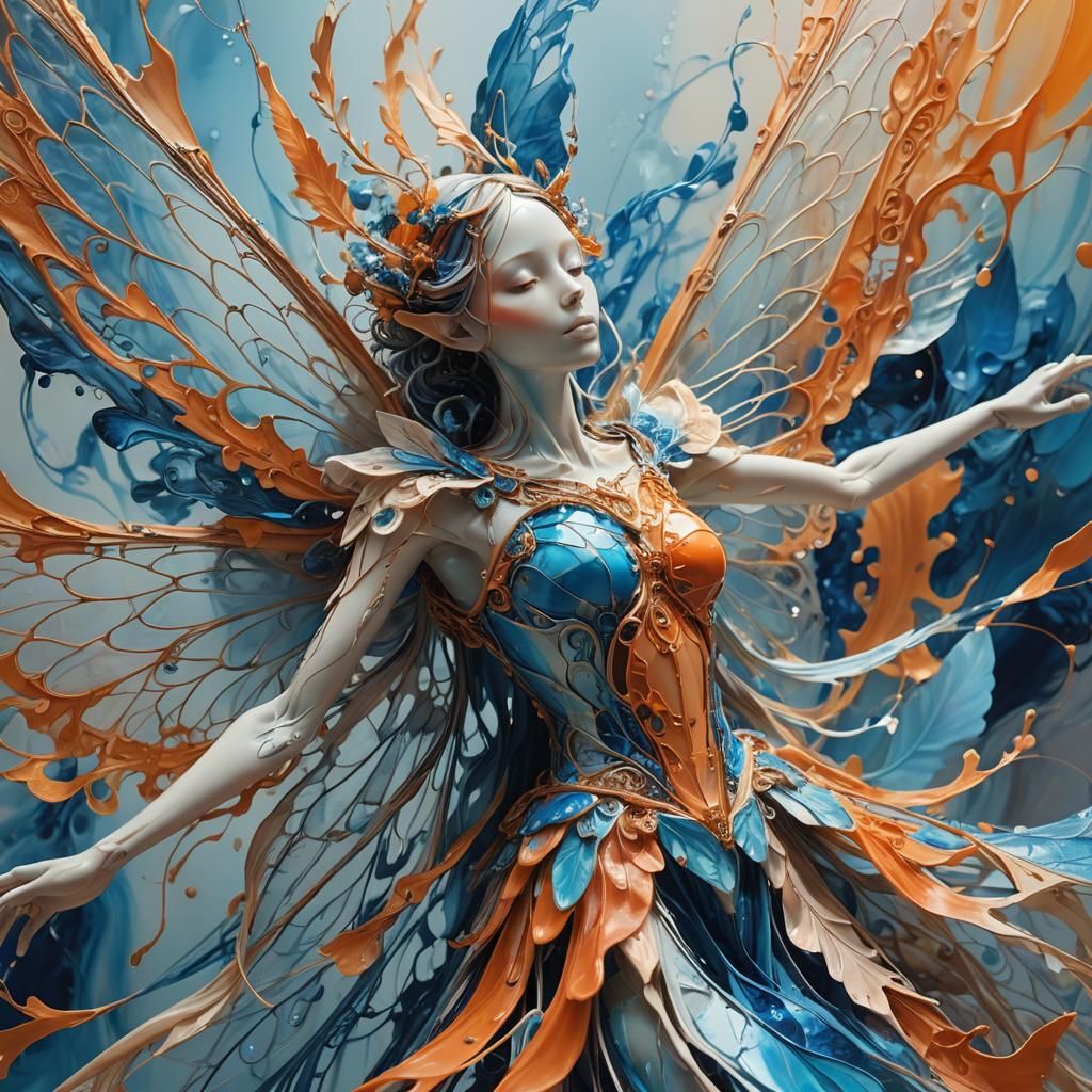 Surreal Fairy Collapses Into Dreamlike Reality