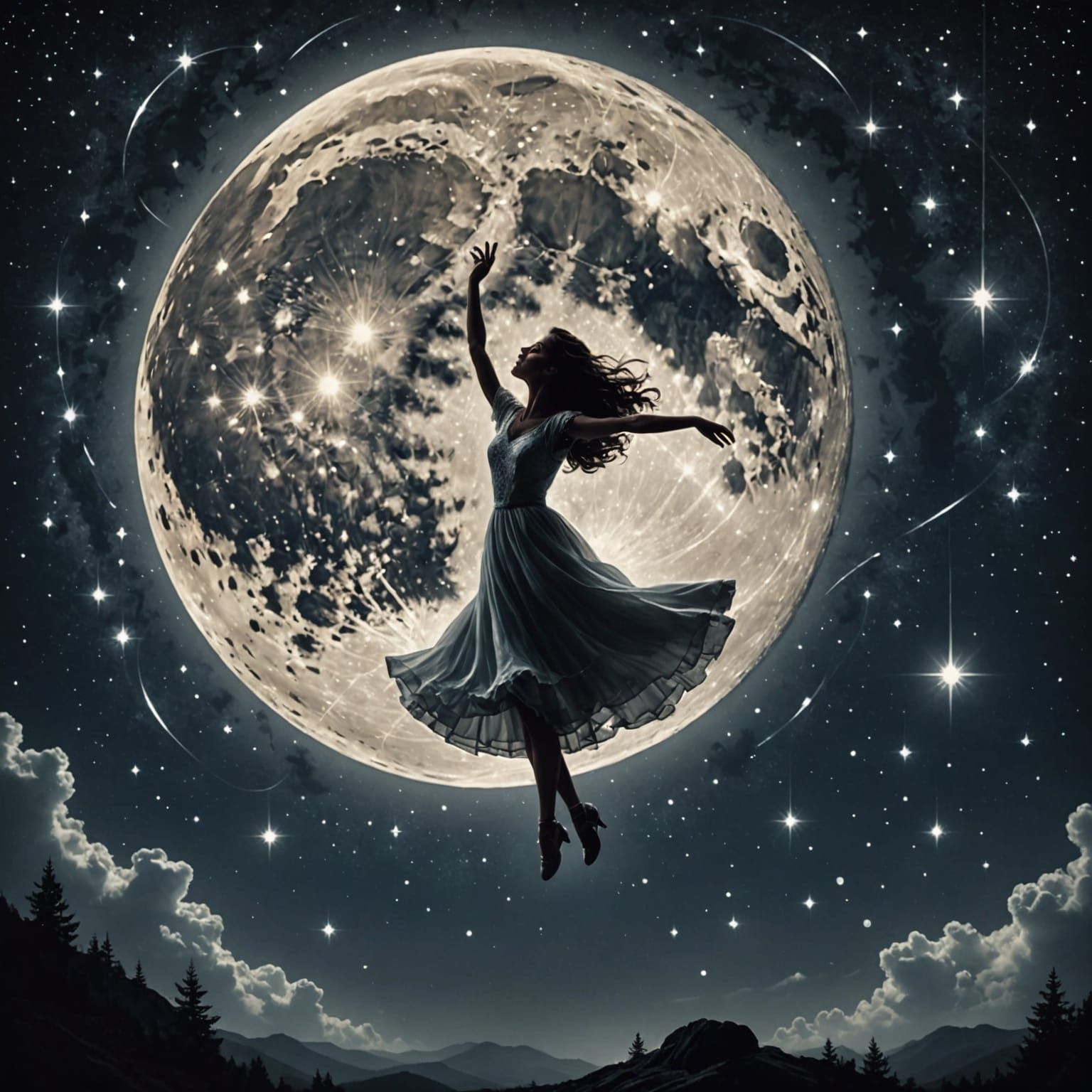 Galactic Dreamscape in Cosmic Art