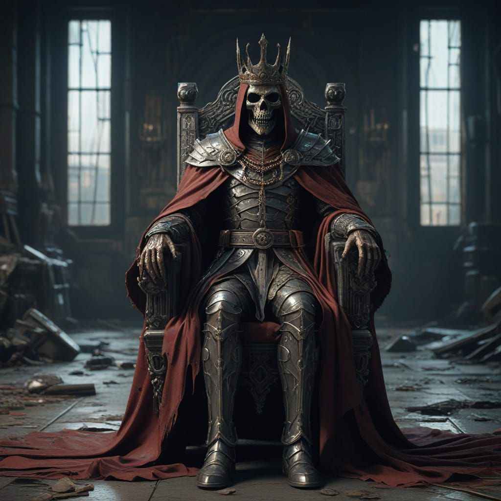 Young King Succumbs to Plague in 3D Concept Art